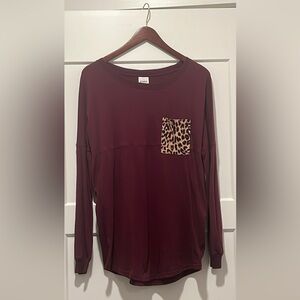 Pink VS Long Sleeve T-Shirt